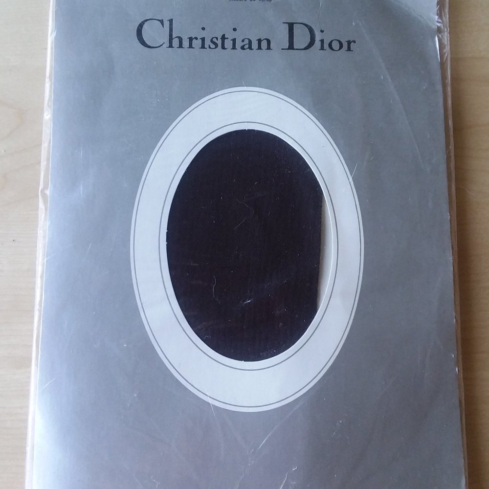 New Vintage Dior Tights Plum Size 2 (Small)